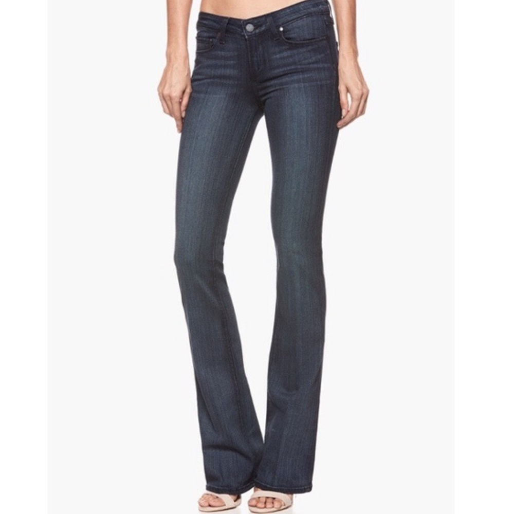 NWOT PAIGE “SKYLINE STRAIGHT” BOOTCUT JEANS - Picture 2 of 6